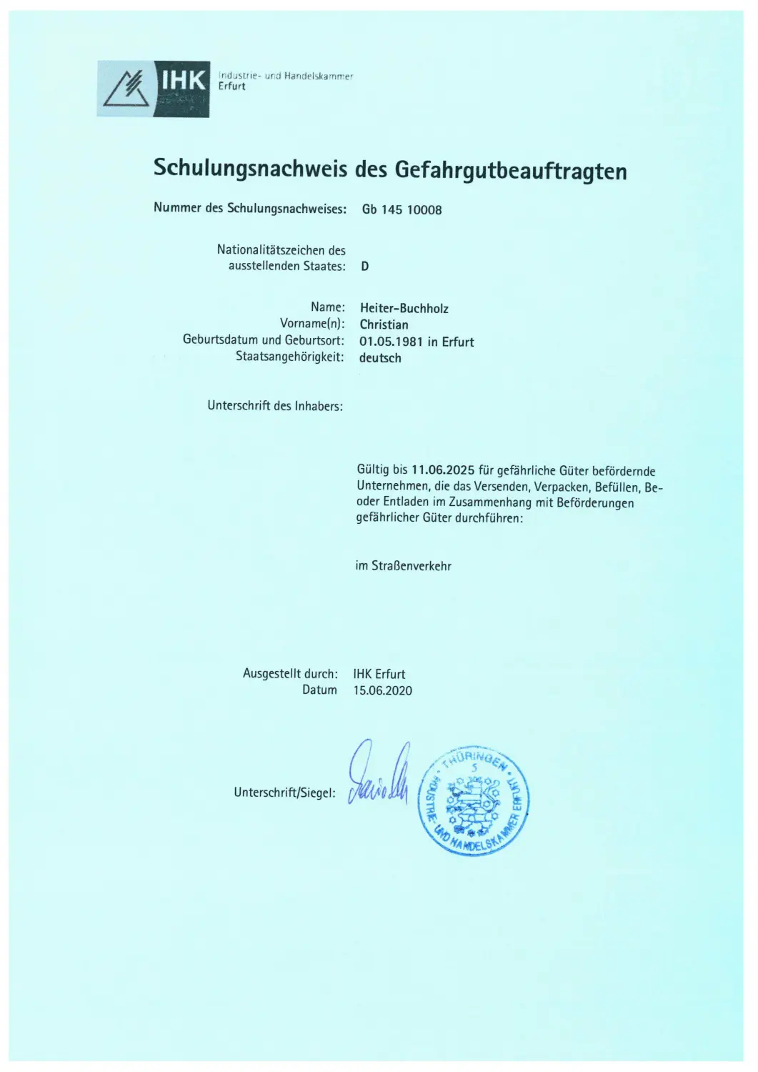Zertifikate des Energieversorgungs-Service