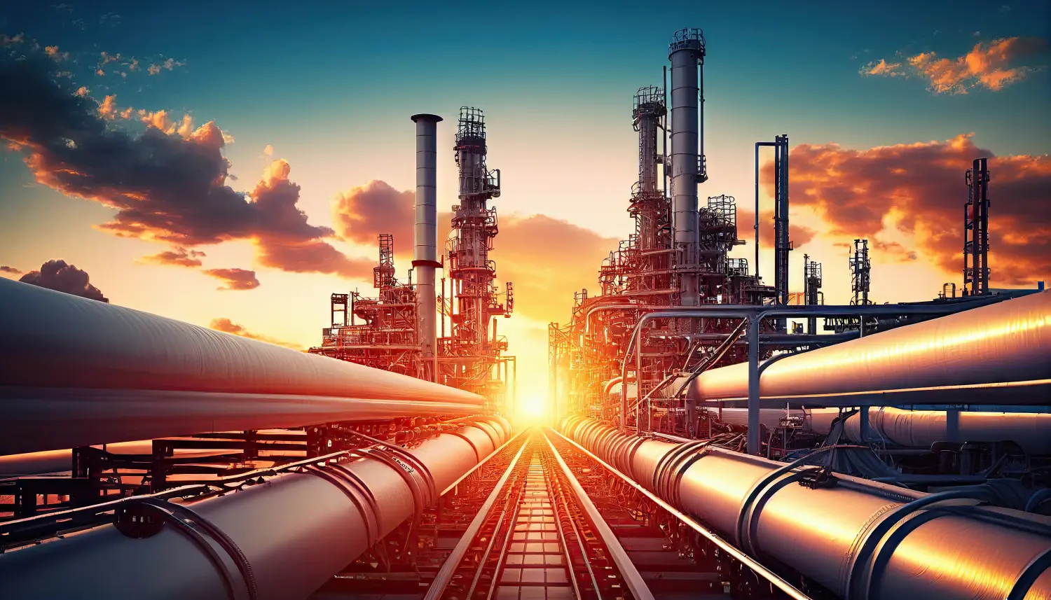 Industrie-Pipeline-Transport, Petrochemie, Gas- und Ölverarbeitung, Ofenfabriklinie, Wärmeregal für die chemische Herstellung